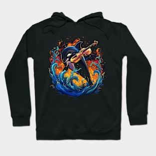 Orca Playing Violin Hoodie